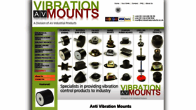 What Vibration-mounts.co.uk website looked like in 2019 (4 years ago)
