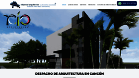 What Villarrealarquitectos.com website looked like in 2019 (4 years ago)