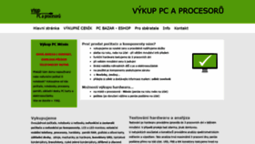 What Vykup-pc.cz website looked like in 2019 (4 years ago)