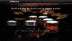 What Virtualdrumming.com website looked like in 2019 (4 years ago)