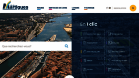 What Ville-martigues.fr website looked like in 2019 (4 years ago)