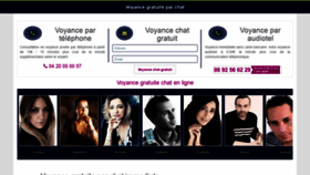 What Voyance-gratuite-par-chat.com website looked like in 2019 (4 years ago)