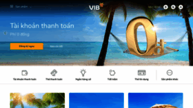 What Vib.com.vn website looked like in 2019 (4 years ago)
