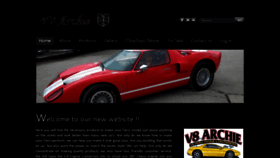 What V8archie.com website looked like in 2019 (4 years ago)