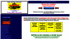 What Valuecarpetonline.com website looked like in 2019 (4 years ago)