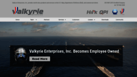 What Valkyrie.com website looked like in 2019 (4 years ago)