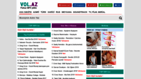 What Vol.az website looked like in 2019 (4 years ago)