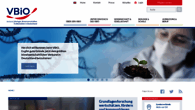 What Vbio.de website looked like in 2019 (4 years ago)