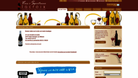 What Vins-lacroix.com website looked like in 2019 (4 years ago)