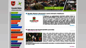 What Vysoke-myto.cz website looked like in 2019 (4 years ago)