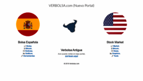 What Verbolsa.com website looked like in 2019 (4 years ago)