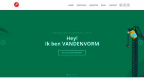 What Vandenvorm.nl website looked like in 2019 (4 years ago)