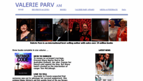 What Valerieparv.com website looked like in 2019 (4 years ago)