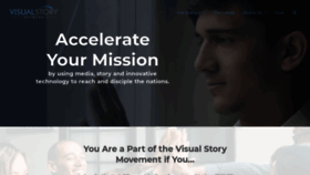 What Visualstorynetwork.org website looked like in 2019 (4 years ago)