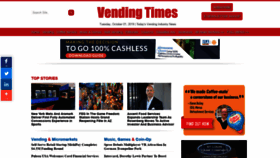 What Vendingtimes.com website looked like in 2019 (4 years ago)