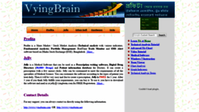 What Vyingbrain.com website looked like in 2019 (4 years ago)