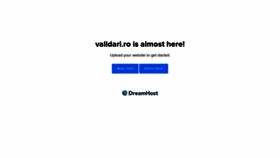 What Validari.ro website looked like in 2019 (4 years ago)