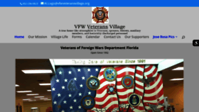 What Vfwveteransvillage.org website looked like in 2019 (6 years ago)