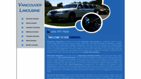 What Vancouverlimousine.co website looked like in 2019 (4 years ago)