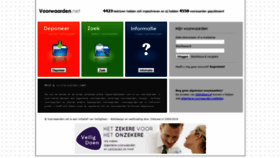 What Voorwaarden.net website looked like in 2019 (4 years ago)