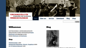 What Volksmusik-forschung.de website looked like in 2019 (4 years ago)