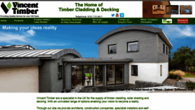 What Vincenttimber.co.uk website looked like in 2019 (4 years ago)