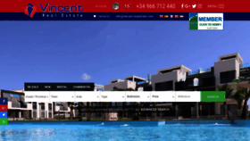 What Vincent-realestate.com website looked like in 2019 (4 years ago)