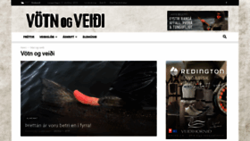 What Votnogveidi.is website looked like in 2019 (4 years ago)