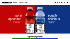 What Vitaminwater.com website looked like in 2019 (4 years ago)