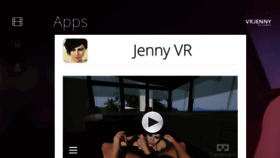 What Vrjenny.com website looked like in 2019 (4 years ago)