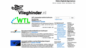 What Vlieghinder.nl website looked like in 2019 (4 years ago)