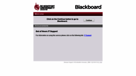 What Vle.dmu.ac.uk website looked like in 2019 (4 years ago)