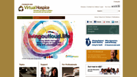 What Virtualhospice.ca website looked like in 2019 (4 years ago)