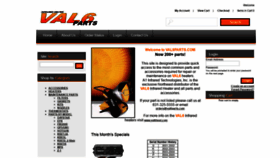 What Val6parts.com website looked like in 2019 (4 years ago)