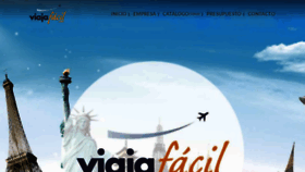What Viajafacil.com website looked like in 2019 (4 years ago)