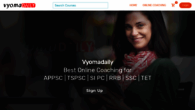 What Vyomadaily.com website looked like in 2019 (4 years ago)