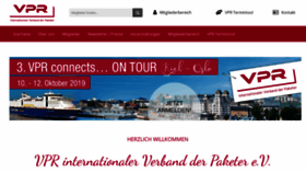What Vpr.de website looked like in 2019 (4 years ago)