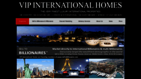 What Vipinternationalhomes.com website looked like in 2019 (4 years ago)
