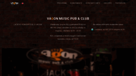 What Vagon.cz website looked like in 2019 (4 years ago)