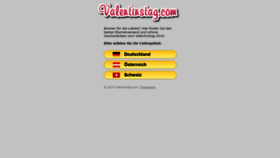 What Valentinstag.com website looked like in 2019 (4 years ago)