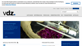 What Vdz-online.de website looked like in 2019 (4 years ago)