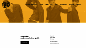 What Verstaerker.com website looked like in 2019 (4 years ago)