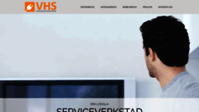 What Vhsupport.se website looked like in 2019 (4 years ago)