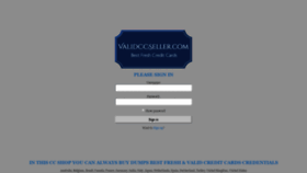 What Validccseller.com website looked like in 2019 (4 years ago)