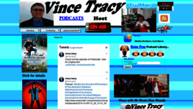 What Vincetracy.com website looked like in 2019 (4 years ago)