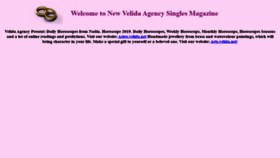 What Velida.net website looked like in 2019 (4 years ago)