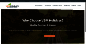 What Vbmholidays.com website looked like in 2019 (4 years ago)