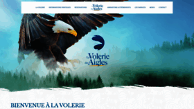 What Voleriedesaigles.com website looked like in 2019 (4 years ago)