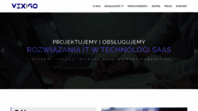 What Vexigo.pl website looked like in 2019 (4 years ago)