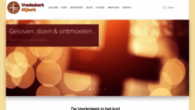 What Vredeskerk-nijkerk.nl website looked like in 2019 (4 years ago)